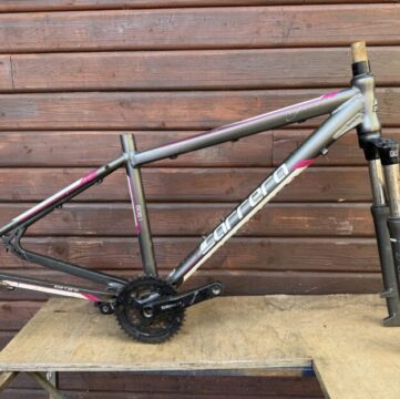 Carrera Vengeance 6061 Alloy MTB Frame Forks Crankset - Spares Repairs for sale in Woking by T77BMX on SHIFTA marketplace. Top quality second-hand bikes online.