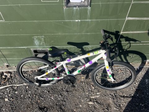Frog 53 Kids Bike – White Spotty - Grade B for sale in Yorkshire and The Humber by Bike Club on SHIFTA marketplace. Top quality second-hand bikes online.