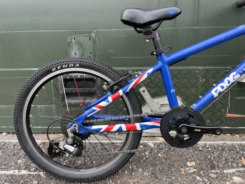 Frog 55 Kids Bike – Blue, Union Jack - Grade C for sale in Yorkshire and The Humber by Bike Club on SHIFTA marketplace. Top quality second-hand bikes online.