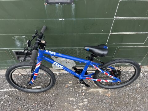 Frog 55 Kids Bike – Blue, Union Jack - Grade C for sale in Yorkshire and The Humber by Bike Club on SHIFTA marketplace. Top quality second-hand bikes online.