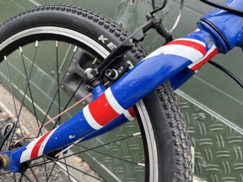 Frog 55 Kids Bike – Blue, Union Jack - Grade C for sale in Yorkshire and The Humber by Bike Club on SHIFTA marketplace. Top quality second-hand bikes online.