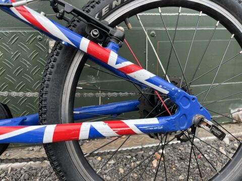 Frog 55 Kids Bike – Blue, Union Jack - Grade C for sale in Yorkshire and The Humber by Bike Club on SHIFTA marketplace. Top quality second-hand bikes online.