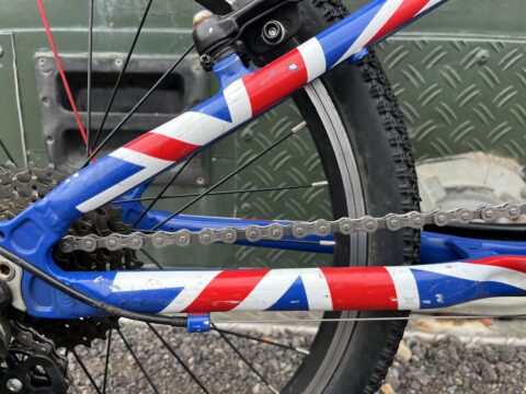 Frog 55 Kids Bike – Blue, Union Jack - Grade C for sale in Yorkshire and The Humber by Bike Club on SHIFTA marketplace. Top quality second-hand bikes online.