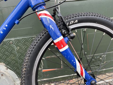 Frog 55 Kids Bike – Blue, Union Jack - Grade C for sale in Yorkshire and The Humber by Bike Club on SHIFTA marketplace. Top quality second-hand bikes online.