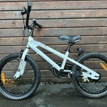 RoyalBaby Freestyle 20" Kids BMX Style Bike – White – Excellent Condition for sale in Woking by T77BMX on SHIFTA marketplace. Top quality second-hand bikes online.