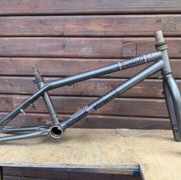 Voodoo Horde MTB Frame & Forks - Grey Purple - Seized Seatpost - Spares for sale in Woking by T77BMX on SHIFTA marketplace. Top quality second-hand bikes online.